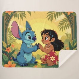 Manta Sherpa Beste Freunde fürs Leben – Lilo & Stitch