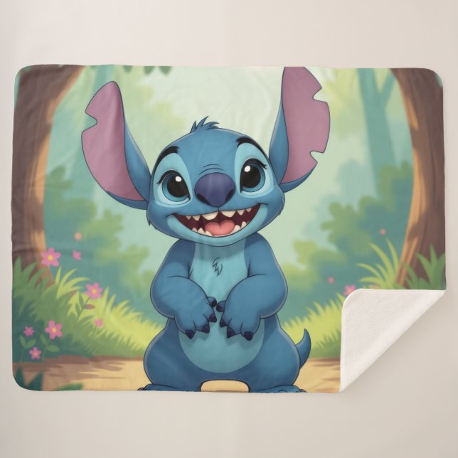 Manta Sherpa Beste Freunde fürs Leben – Lilo & Stitch (Anverso (horizontal))
