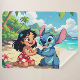 Manta Sherpa Beste Freunde fürs Leben – Lilo & Stitch2
