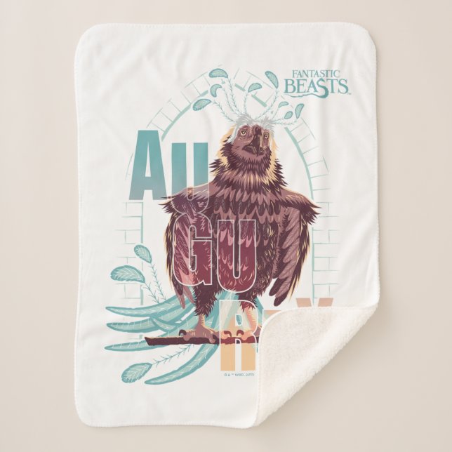 Manta Sherpa Bestias fantásticas Augurey (Anverso)