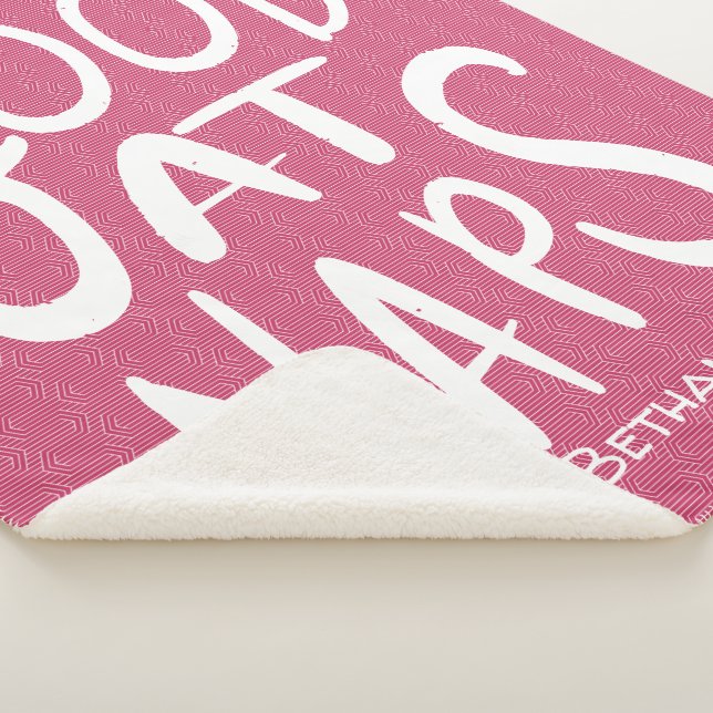 Manta Sherpa Bien En Las Napas - Masa Sherpa Rosa (3/4)