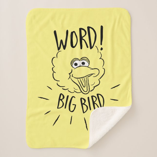 Manta Sherpa Big Bird Skate Logo - Word! Big Bird (Anverso)