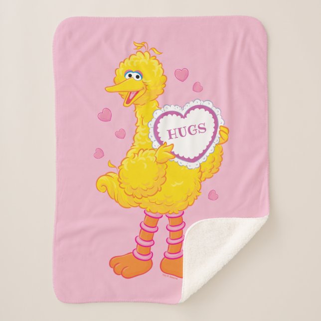 Manta Sherpa Big Bird Valentine (Anverso)