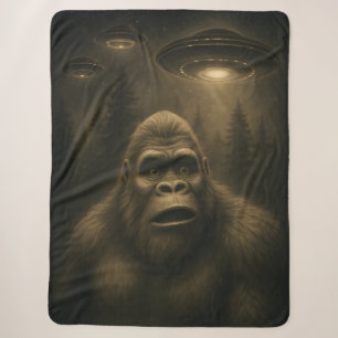 Manta Sherpa Bigfoot Sasquatch Alien UFO Funny