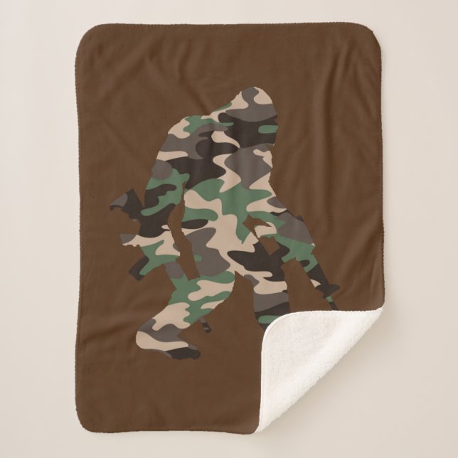 Manta Sherpa Bigfoot Sasquatch Camo (Anverso)