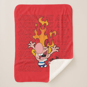 Manta Sherpa Billy & Mandy - Destruyan A Todos