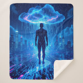 Manta Sherpa Binary Storm Digital Adventure Blanket