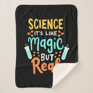 Manta Sherpa Birthday Gift Science It Is Like Magic