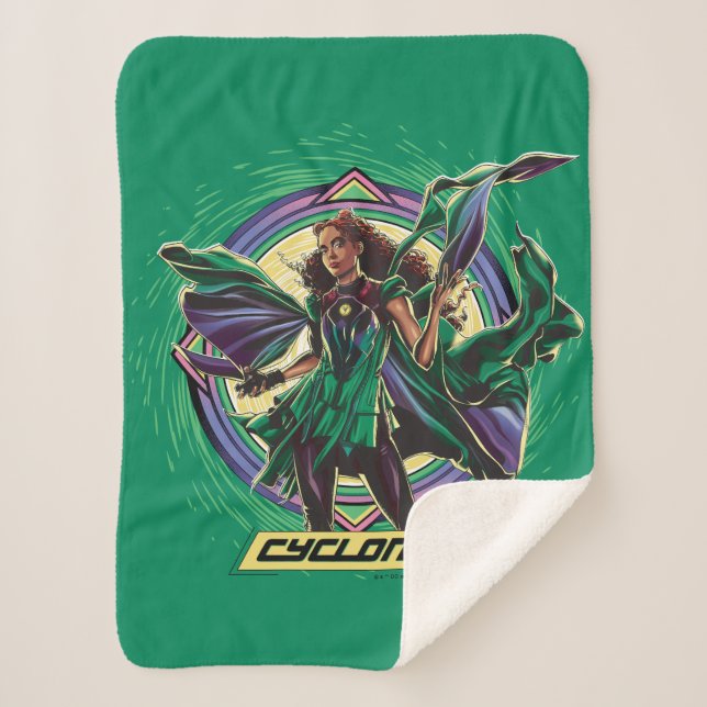 Manta Sherpa Black Adam | Cyclone Character Graphic (Anverso)