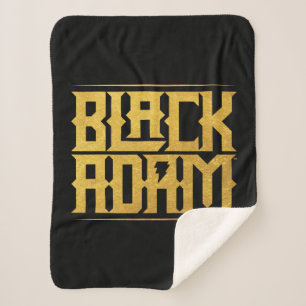 Manta Sherpa Black Adam Stacked Name Graphic