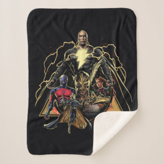Manta Sherpa Black Adam Triangular Group Graphic