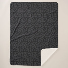 Manta Sherpa Black Panther Spots