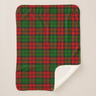 Manta Sherpa Blackwatch Campbell Tartan Red Green Plate