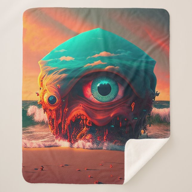 Manta Sherpa Bloody Eyes (Anverso)