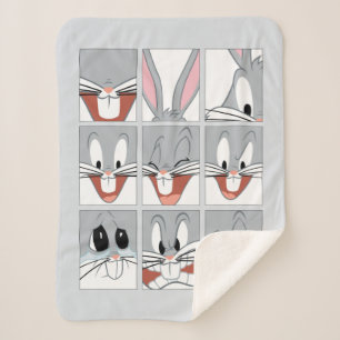 Manta Sherpa Bloques de expresiones BUGS BUNNY™