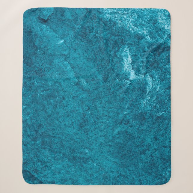 Manta Sherpa Blue abstract textureabstract, art, graphic decor, (Anverso)