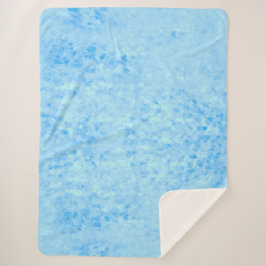 Manta Sherpa Blue Cloud Blanket