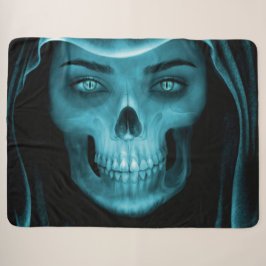 MANTA SHERPA BLUE SKULL