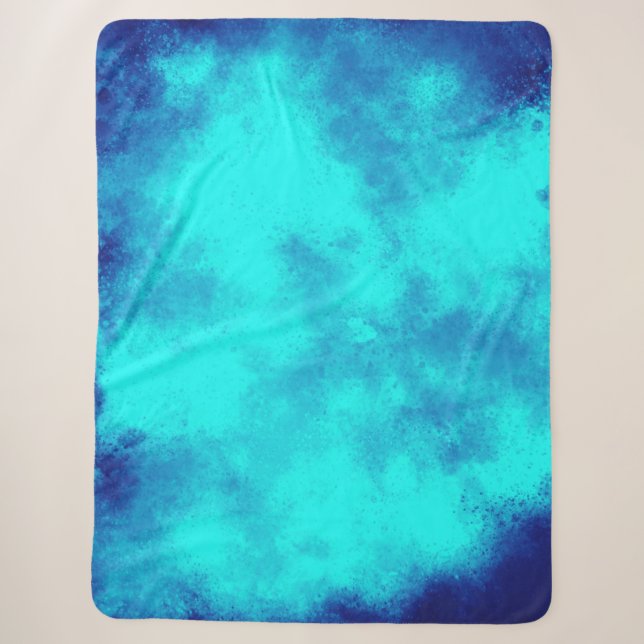Manta Sherpa Blue Sky Sherpa Blanket (Anverso)