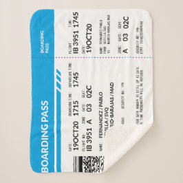 Manta Sherpa Boarding Pass (blue)