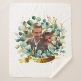 Manta Sherpa Boda de FOTO: parejas de recién casados