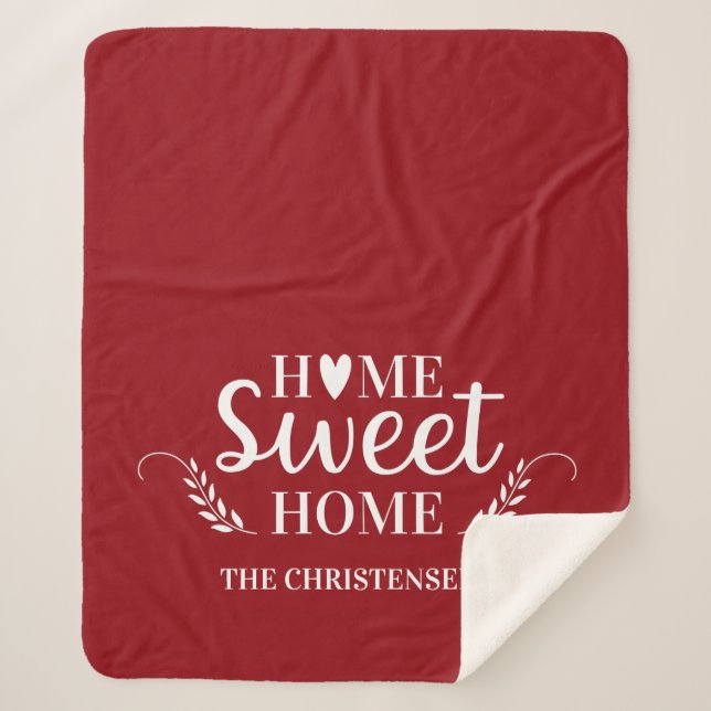 Manta Sherpa Boda de parejas personalizadas (Anverso)