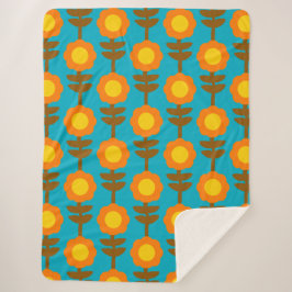 Manta Sherpa Boho Botanica Sherpa Blanket