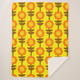 Manta Sherpa Boho Botanica Sherpa Blanket