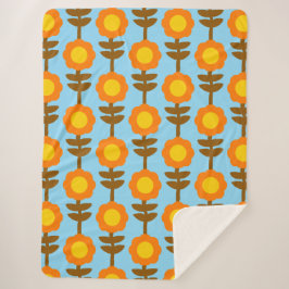 Manta Sherpa Boho Botanica Sherpa Blanket