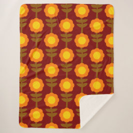 Manta Sherpa Boho Botanica Sherpa Blanket