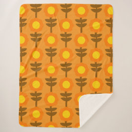 Manta Sherpa Boho Botanica Sherpa Blanket