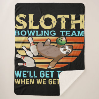 Manta Sherpa Boliche Bowler Strike Bowl Blanket