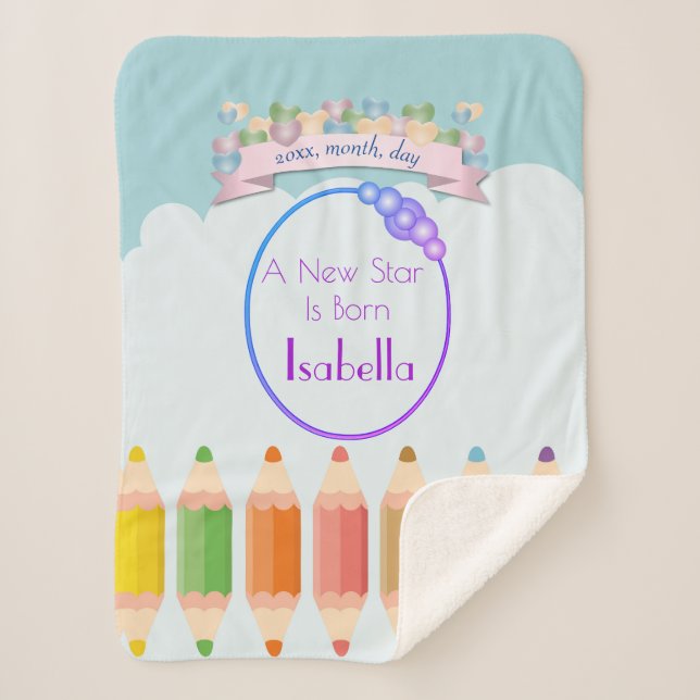 Manta Sherpa Bonita Moda Clásica Elegante Colores Pastel (Anverso)