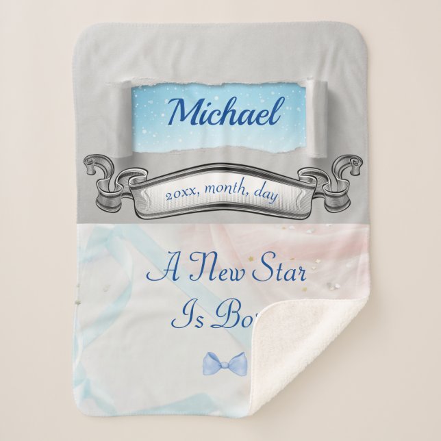 Manta Sherpa Bonita Moda Clásica Elegante Colores Pastel (Anverso)