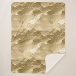 Manta Sherpa Bonito Champagne Glamour Gold