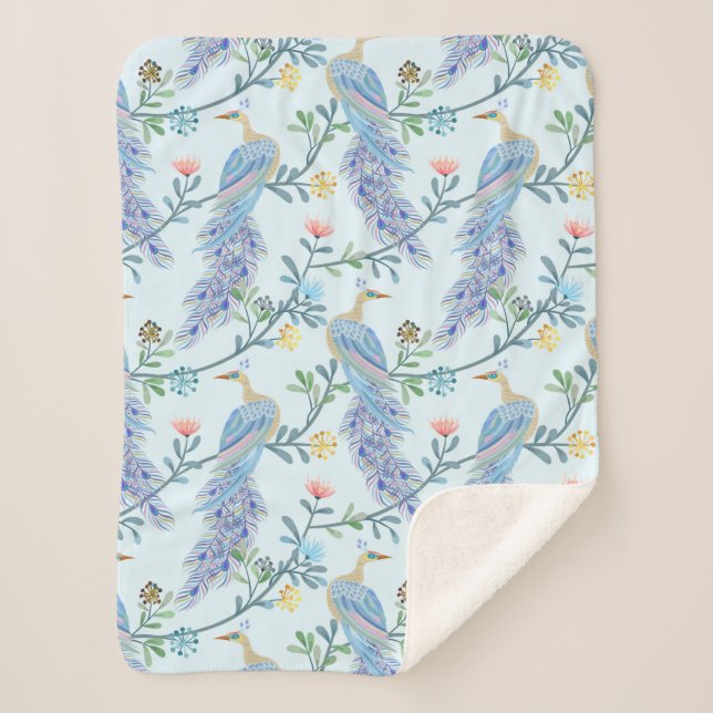 Manta Sherpa Bonito Peacock (Anverso)