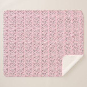 Manta Sherpa Bonito rosa: Blanqueo de sangre rubor