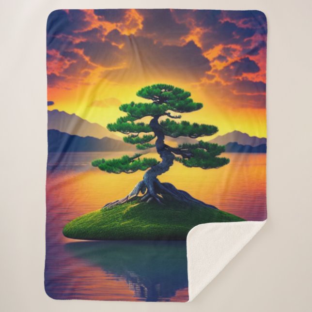 Manta Sherpa Bonsai Sherpa Blanket (Anverso)