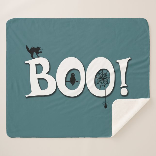 Manta Sherpa ¡Boo! (Anverso (horizontal))