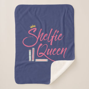 Manta Sherpa Booklover Shelfie Queen