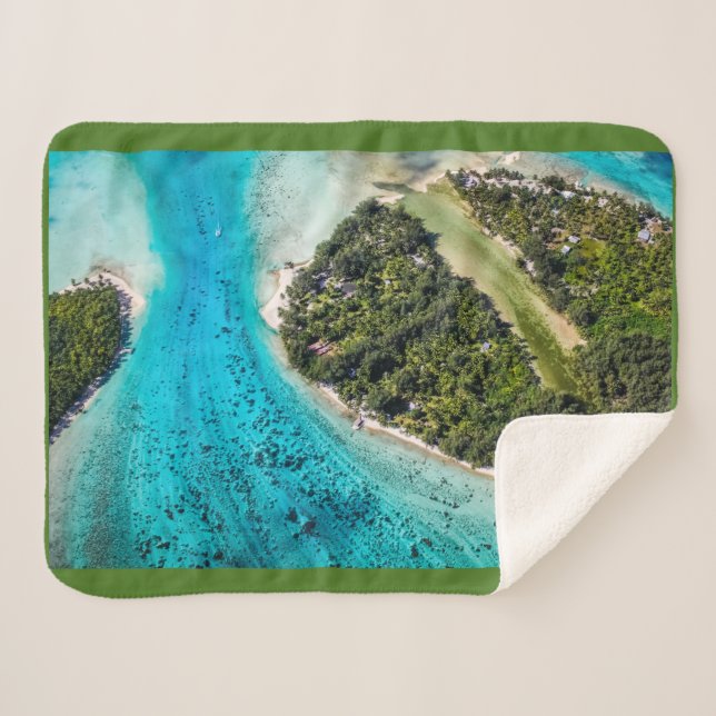 Manta Sherpa Bora Bora - Camino Al Océano (Anverso (horizontal))