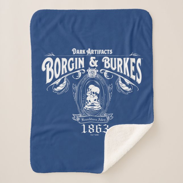Manta Sherpa BORGIN & BURKES™ Dark Artifacts Store Gráfico (Anverso)