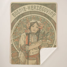 Bosnia y Herzegovina por Alphonse Mucha (1900)