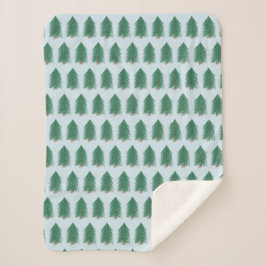 Manta Sherpa Bosque Fir Tree