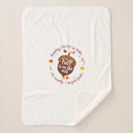 Manta Sherpa Bots Fall Tema Sherpa Blanket