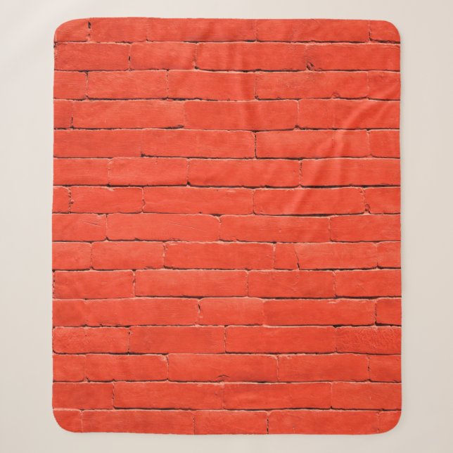 Manta Sherpa Brick wall wall red bricks (Anverso)