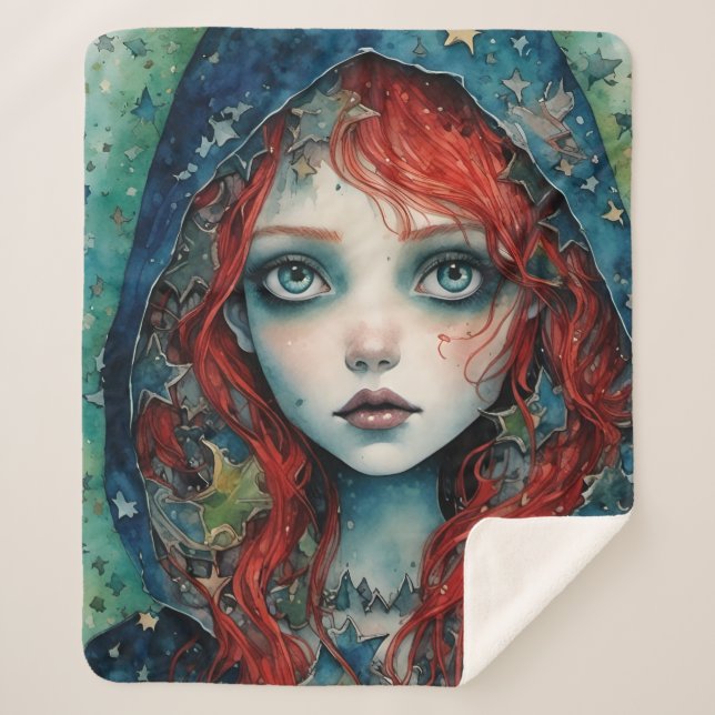 Manta Sherpa Brigid de la diosa (Anverso)