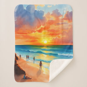 Manta Sherpa Brisa oceánica y fuertes cielos