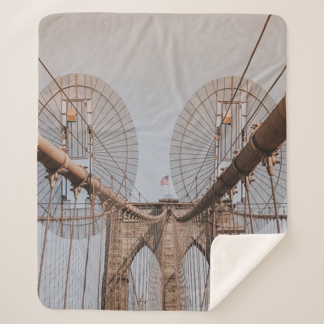 MANTA SHERPA BROOKLYN BRIDGE NUEVA YORK (Anverso)