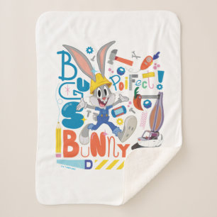 Manta Sherpa BUGS BUNNY BUILDERS™ BUGS BUNNY™ Herramientas de